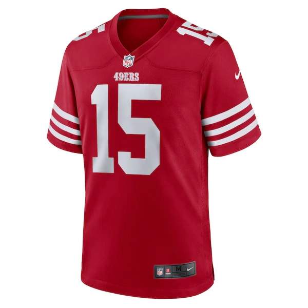 Men's Nike Jauan Jennings  Scarlet San Francisco 49ers  Game Jersey