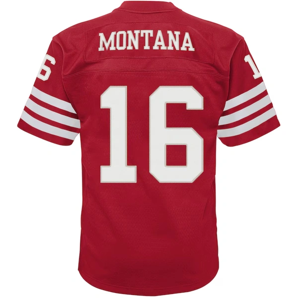 Toddler Mitchell & Ness Joe Montana Scarlet San Francisco 49ers 1990 Retired Legacy Jersey 4 Toddler Mitchell & Ness Joe Montana Scarlet San Francisco 49ers 1990 Retired Legacy Jersey