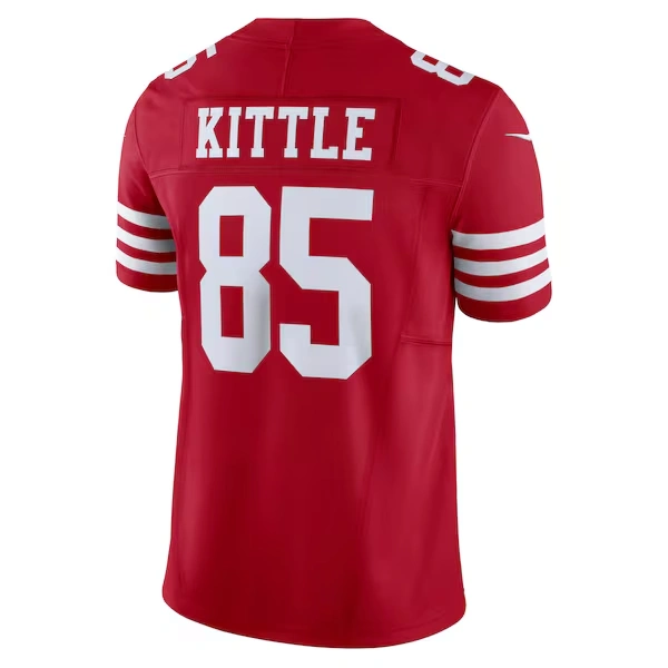 Men's Nike George Kittle Scarlet San Francisco 49ers Vapor F.U.S.E. Limited Jersey