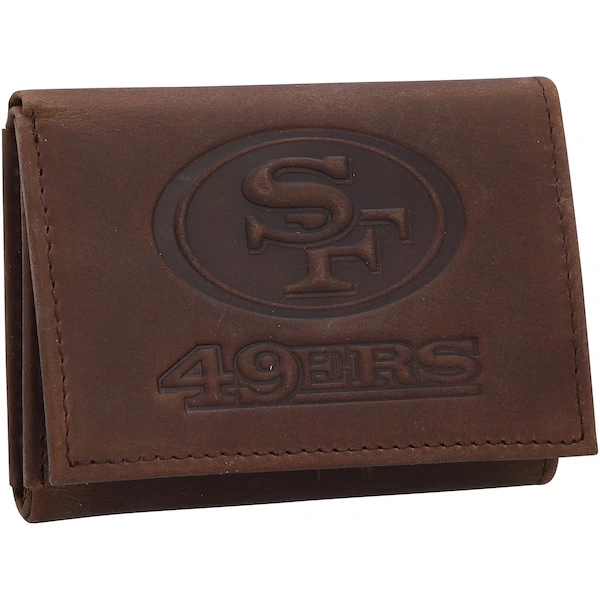 San Francisco 49ers Leather Team Tri-Fold Wallet