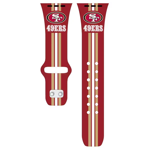 San Francisco 49ers Silicone Apple Watch Band