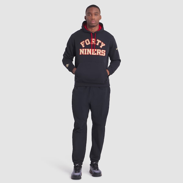 Men's Nike Black San Francisco 49ers 2025 Rivalries Collection Club Hoodie