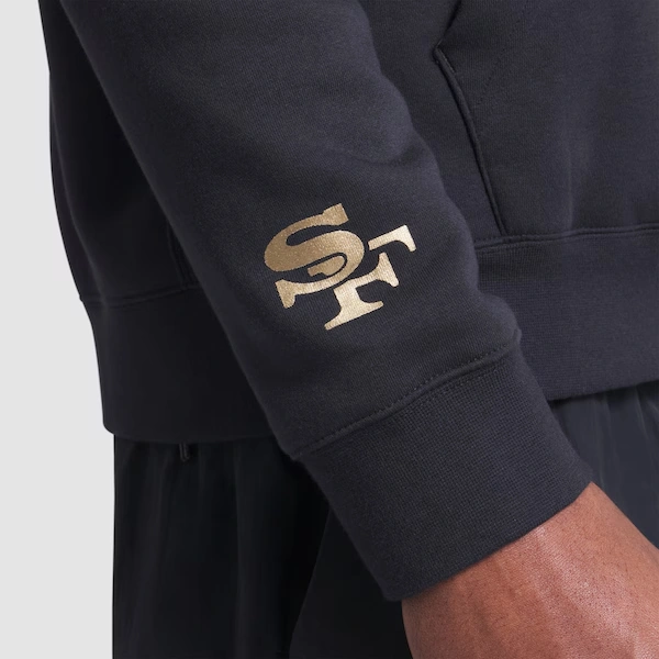 Men's Nike Black San Francisco 49ers 2025 Rivalries Collection Club Hoodie