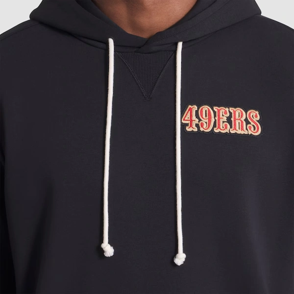Men's Nike Black San Francisco 49ers 2025 Rivalries Collection Standard Issue Sideline Dri-FIT Hoodie