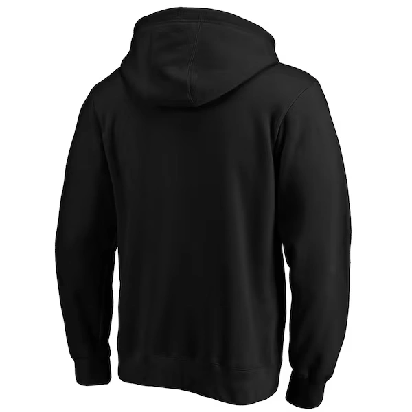 Men's Black San Francisco 49ers Primary Logo Fitted Pullover Hoodie