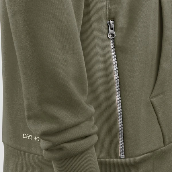 Men's Nike Olive San Francisco 49ers 2025 Salute to Service Sideline Standard Issue Dri-FIT Hoodie