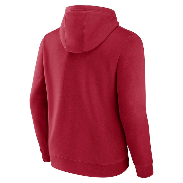 Men's Fanatics  Scarlet San Francisco 49ers NFL x Bud Light Pullover Hoodie