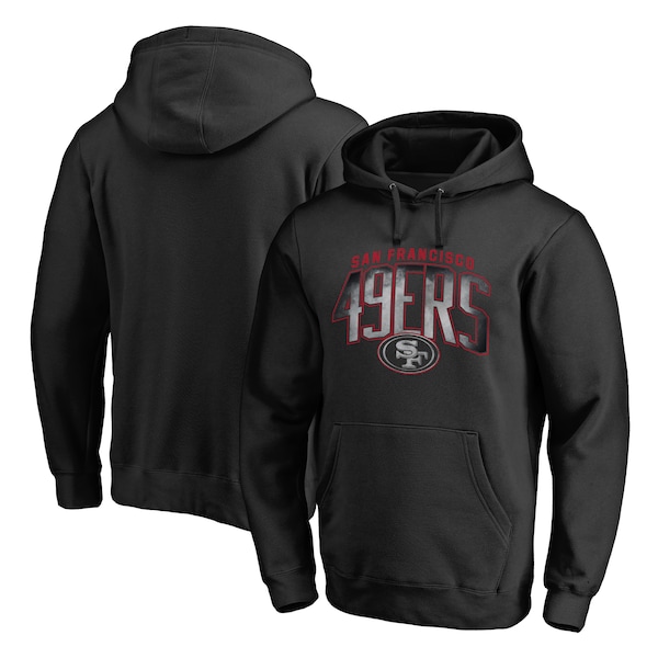 Men's Black San Francisco 49ers Arch Smoke Pullover Hoodie