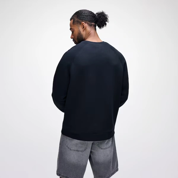 Men's Nike Black San Francisco 49ers Tech Fleece Raglan Sweatshirt