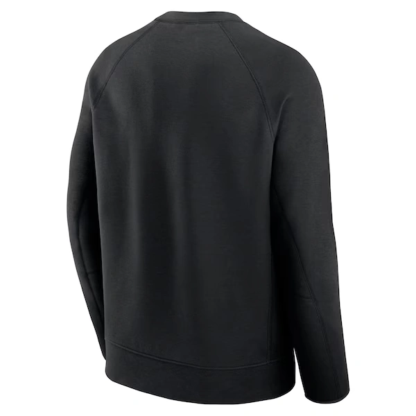 Men's Nike Black San Francisco 49ers Tech Fleece Raglan Sweatshirt