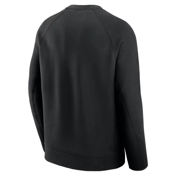 Men's Nike Black San Francisco 49ers Tech Fleece Raglan Sweatshirt