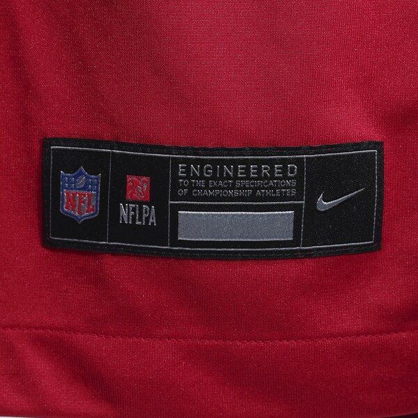 Men's Nike Mac Jones  Scarlet San Francisco 49ers Team Game Jersey