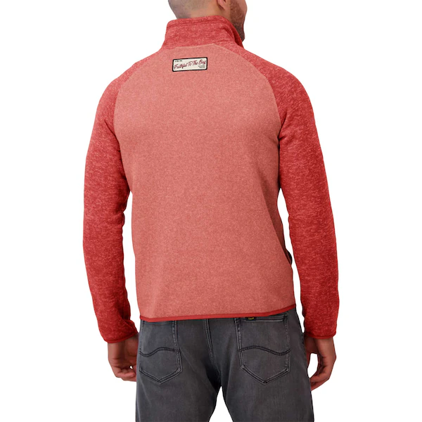 Men's Darius Rucker Collection by Fanatics Scarlet San Francisco 49ers Tonal Quarter-Zip Jacket