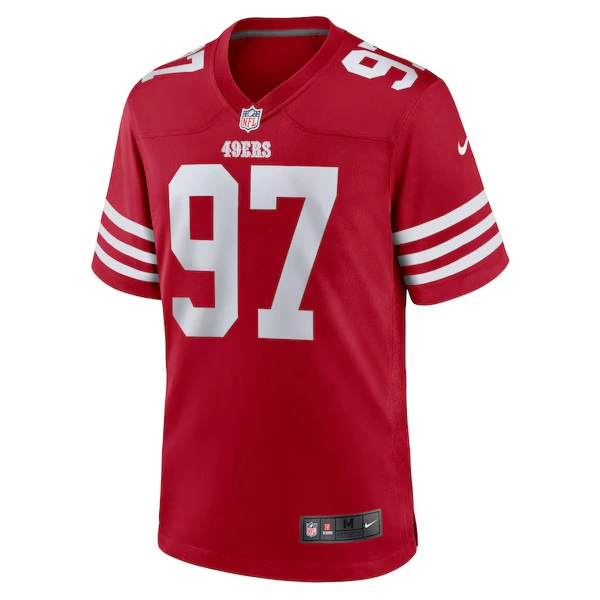 Men's Nike Nick Bosa Scarlet San Francisco 49ers Player Game Jersey