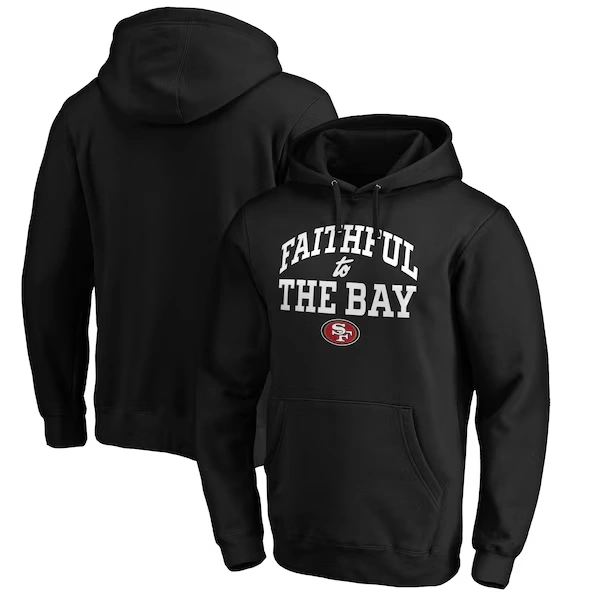 Men's Black San Francisco 49ers Faithful To The Bay Pullover Hoodie