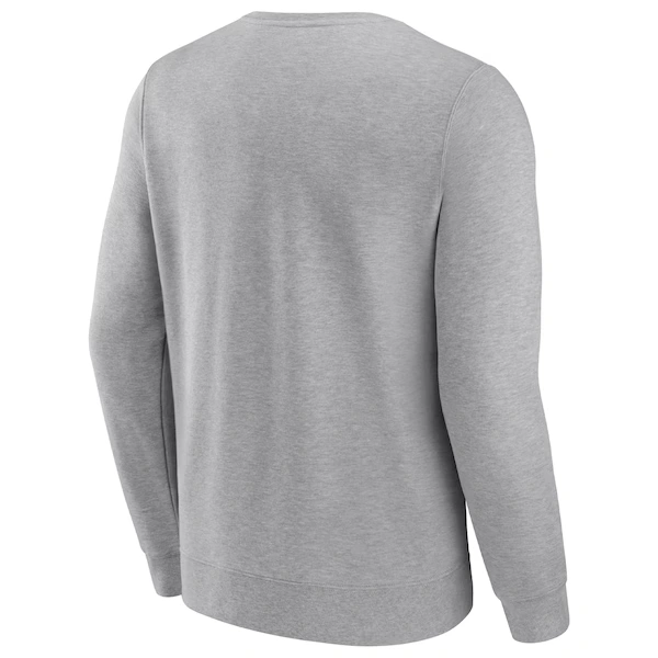 Men's Fanatics Heathered Charcoal San Francisco 49ers Playability Pullover Sweatshirt