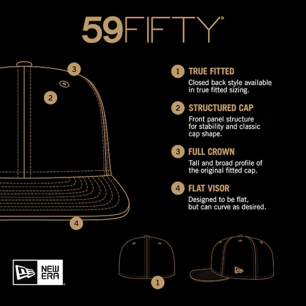 Men's New Era San Francisco 49ers Black on Black 59FIFTY Fitted Hat