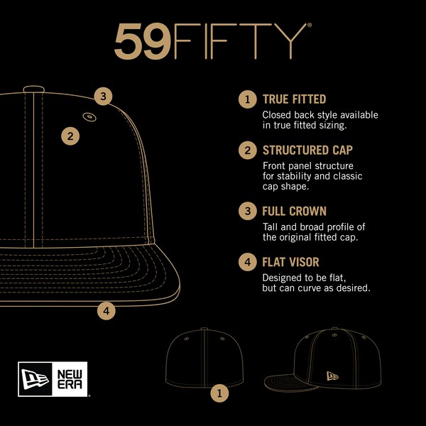 Men's New Era Tan San Francisco 49ers   Logo Main 59FIFTY Fitted Hat