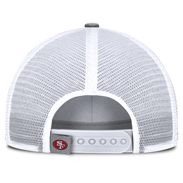 Men's Fanatics  Gray San Francisco 49ers Singleback Trucker Adjustable Hat