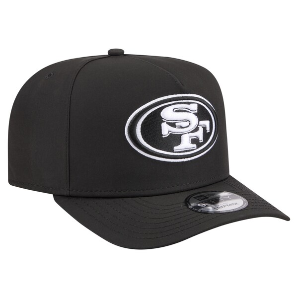 Men's New Era  Black San Francisco 49ers Gore-Tex A-Frame 9FIFTY Adjustable Hat