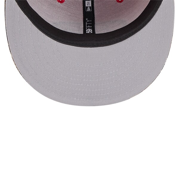 Men's New Era Scarlet San Francisco 49ers Active Two-Tone Camo 59FIFTY Fitted Hat