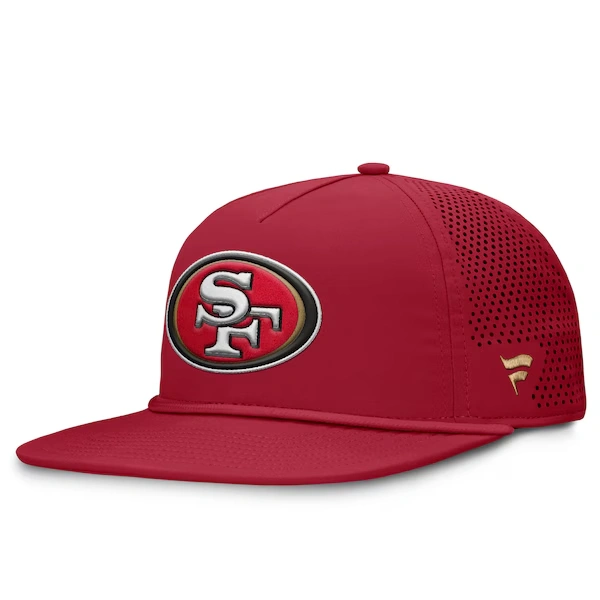 Men's Fanatics  Scarlet San Francisco 49ers Cryptic Trucker Adjustable Hat