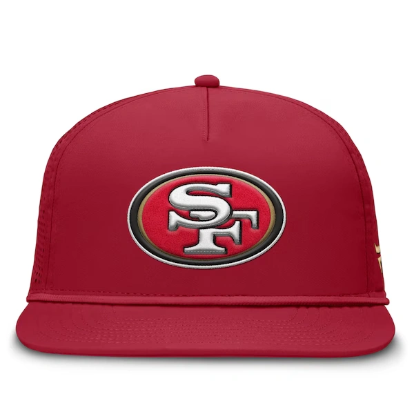 Men's Fanatics  Scarlet San Francisco 49ers Cryptic Trucker Adjustable Hat