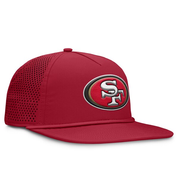 Men's Fanatics  Scarlet San Francisco 49ers Cryptic Trucker Adjustable Hat