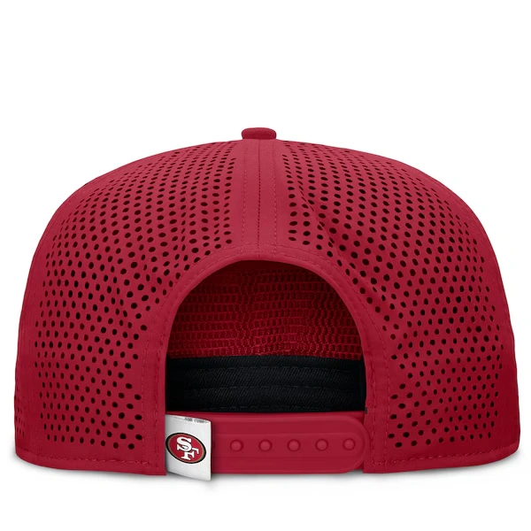Men's Fanatics  Scarlet San Francisco 49ers Cryptic Trucker Adjustable Hat
