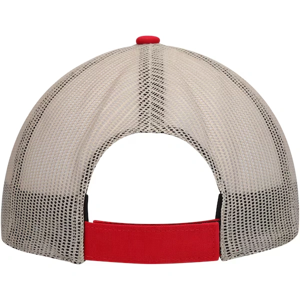 Men's '47 Scarlet/Natural San Francisco 49ers Rawhide Trucker Adjustable Hat