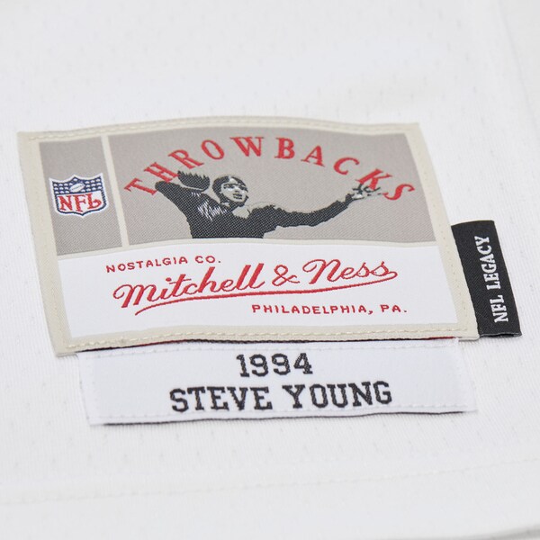 Men's Mitchell & Ness Steve Young White San Francisco 49ers 1994 Legacy Replica Jersey