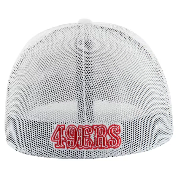 Men's '47 White San Francisco 49ers Snowball Trophy Stretch Fit Hat