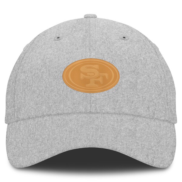 Men's Fanatics Heather Gray San Francisco 49ers Front Office Adjustable Hat