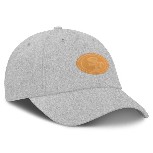 Men's Fanatics Heather Gray San Francisco 49ers Front Office Adjustable Hat