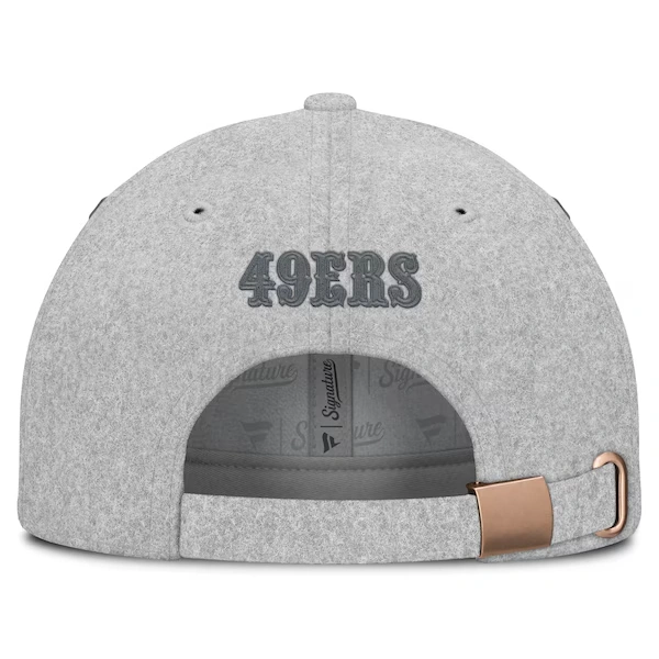 Men's Fanatics Heather Gray San Francisco 49ers Front Office Adjustable Hat