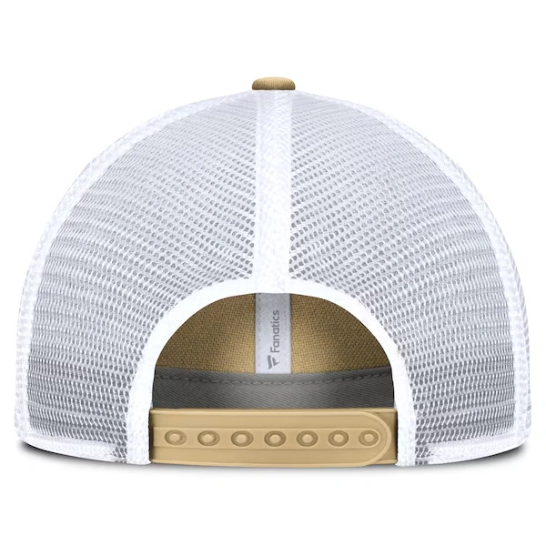 Men's Fanatics Gold/White San Francisco 49ers Trucker Adjustable Hat