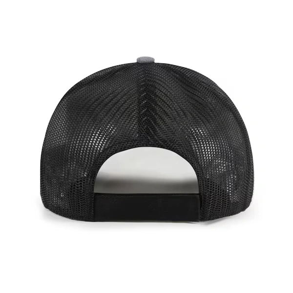 Men's '47 Heather Charcoal San Francisco 49ers Carbon Rope Trucker Adjustable Hat