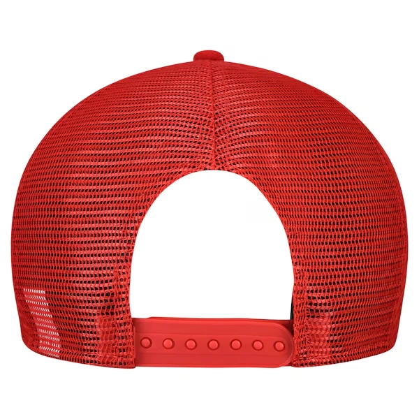 Men's New Era  Gray/Scarlet San Francisco 49ers Cork Split Panel 9FIFTY Trucker Snapback Hat