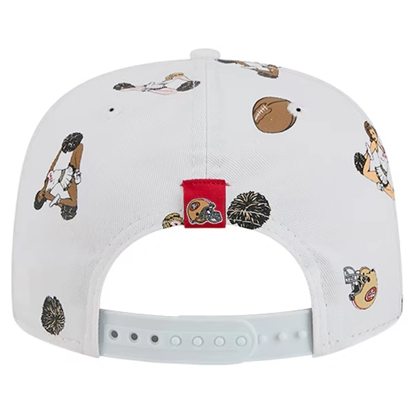 Men's New Era  White San Francisco 49ers Team Cheer 19TWENTY Snapback Hat