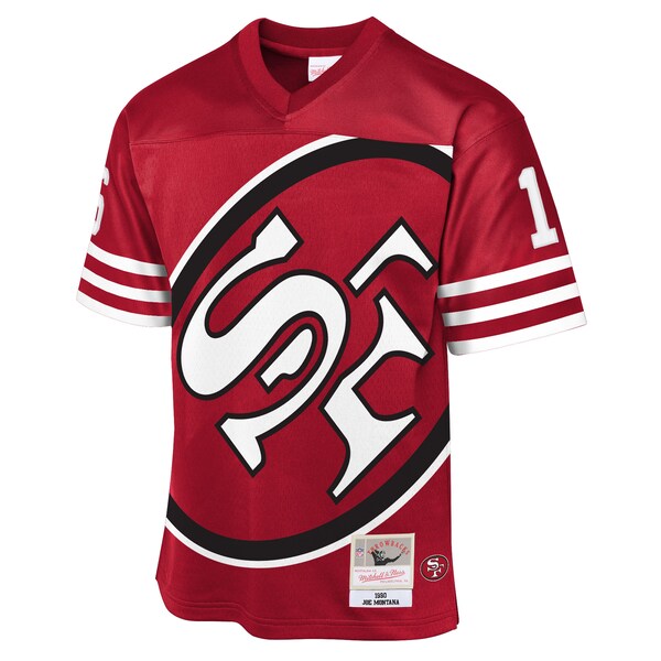 Youth Mitchell & Ness Joe Montana Scarlet San Francisco 49ers 1990 Throwback Fashion Jersey 3 Youth Mitchell & Ness Joe Montana Scarlet San Francisco 49ers 1990 Throwback Fashion Jersey