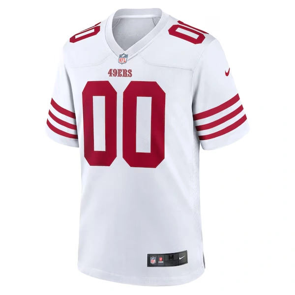 Men's Nike White San Francisco 49ers Game Custom Player Jersey