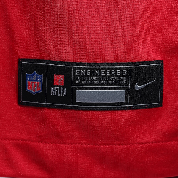Men's Nike George Kittle Scarlet San Francisco 49ers Player Game Jersey