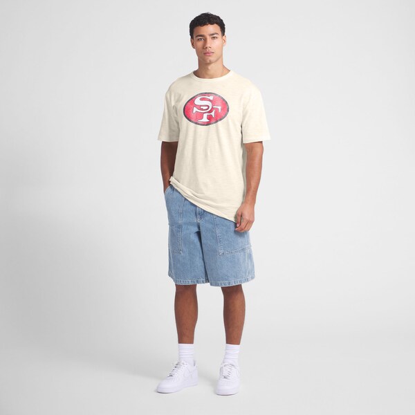 Men's Fanatics  Cream San Francisco 49ers Slub T-Shirt